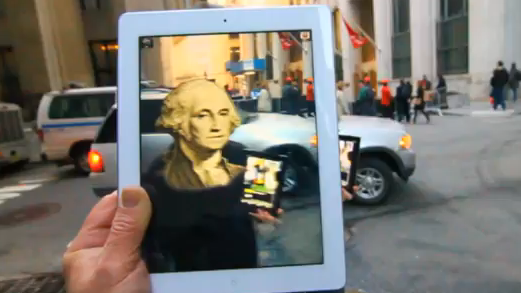 Augmented reality voor de #Occupy beweging