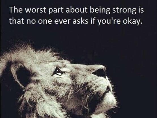 be strong