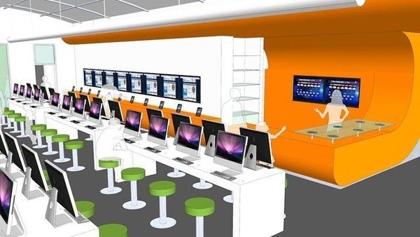 Bibliotheek zonder boeken