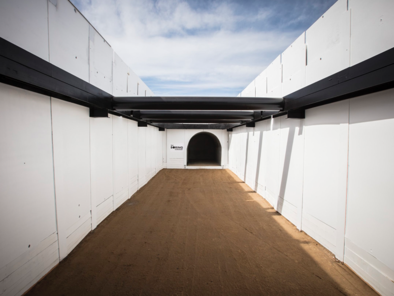 Musk's tunnel idee Boring Company