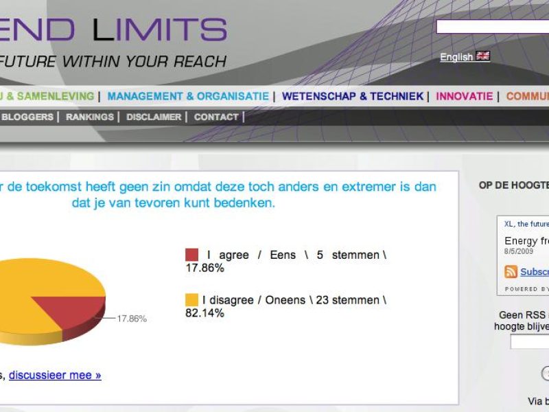 Welkom op de nieuwe versie van Extend Limits