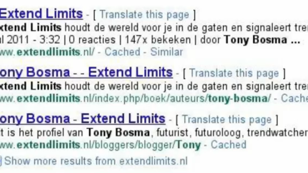 Extend Limits vraagt jouw hulp