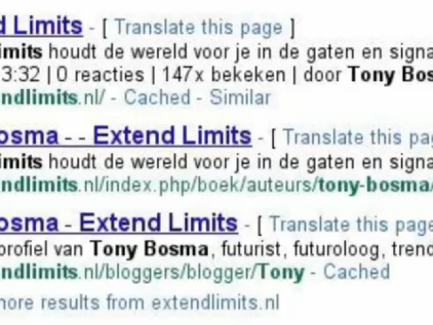 Extend Limits vraagt jouw hulp