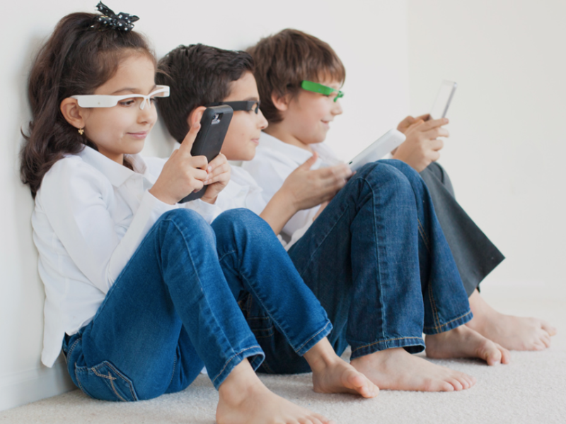 Gadget let op houding kinderen