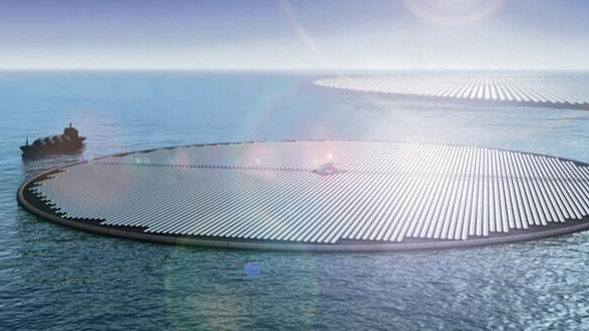 Floating solar parks of Japan