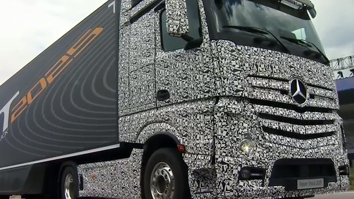Daimler's self driving future truck