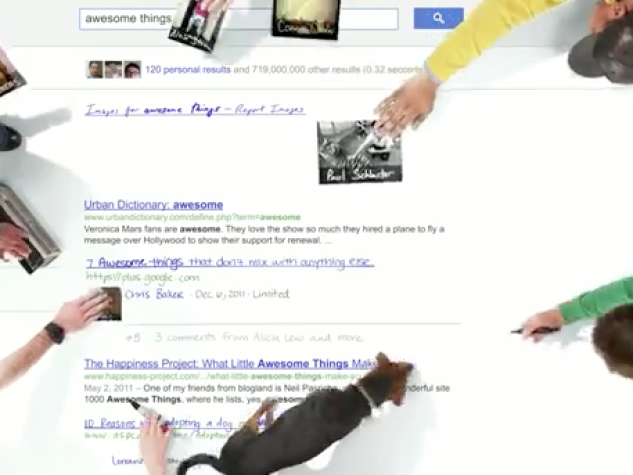 Google, search plus your world