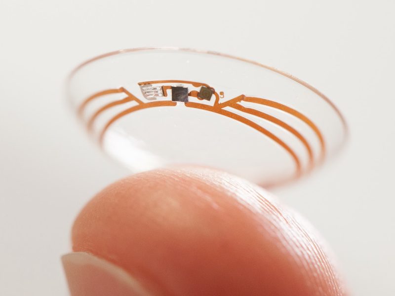 Google ontwikkelt slimme contactlenzen