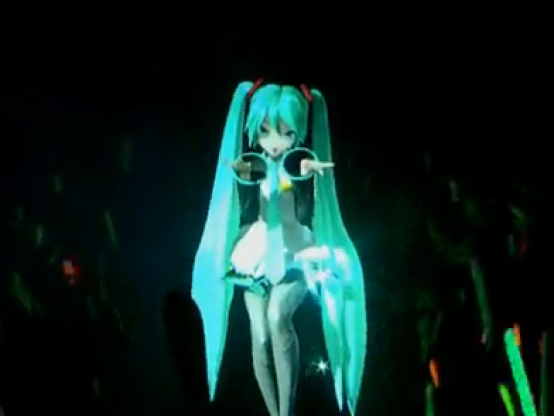 Hatsune Miku, hologram als popster