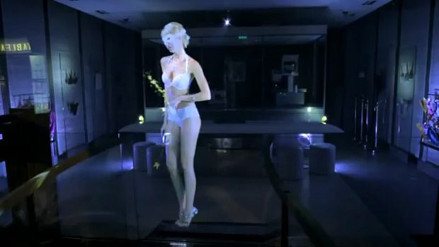 3D hologrammen in opkomst in het straatbeeld
