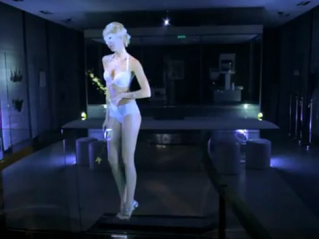 3D hologrammen in opkomst in het straatbeeld
