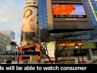 De intelligente 'billboards' op straat in Japan