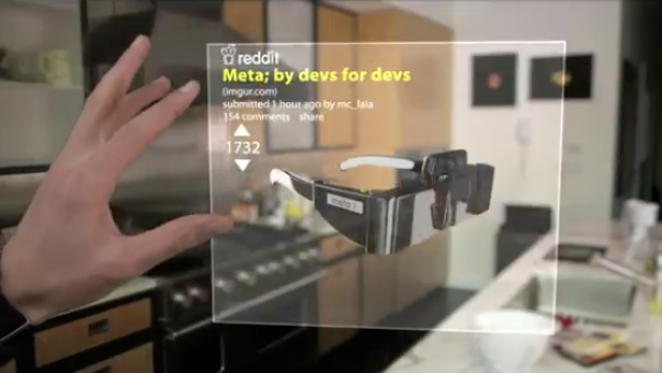 Meta, stap verder dan Google Glasses