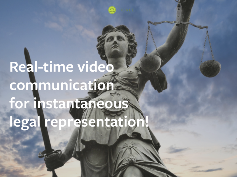 Immediate legal advice via app