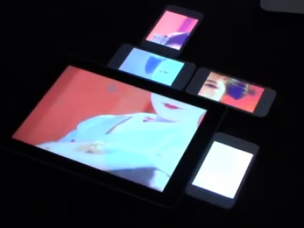 Pinch interface: meerdere schermen koppelen