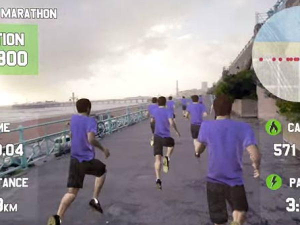 Google Glass app: race yourself