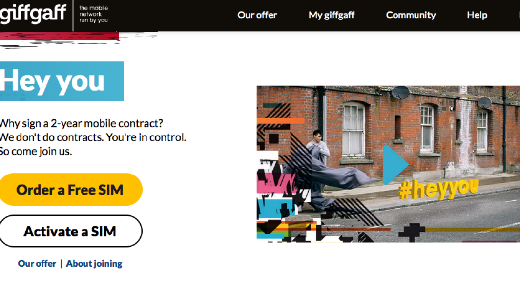 Giffgaff, for and by consumers